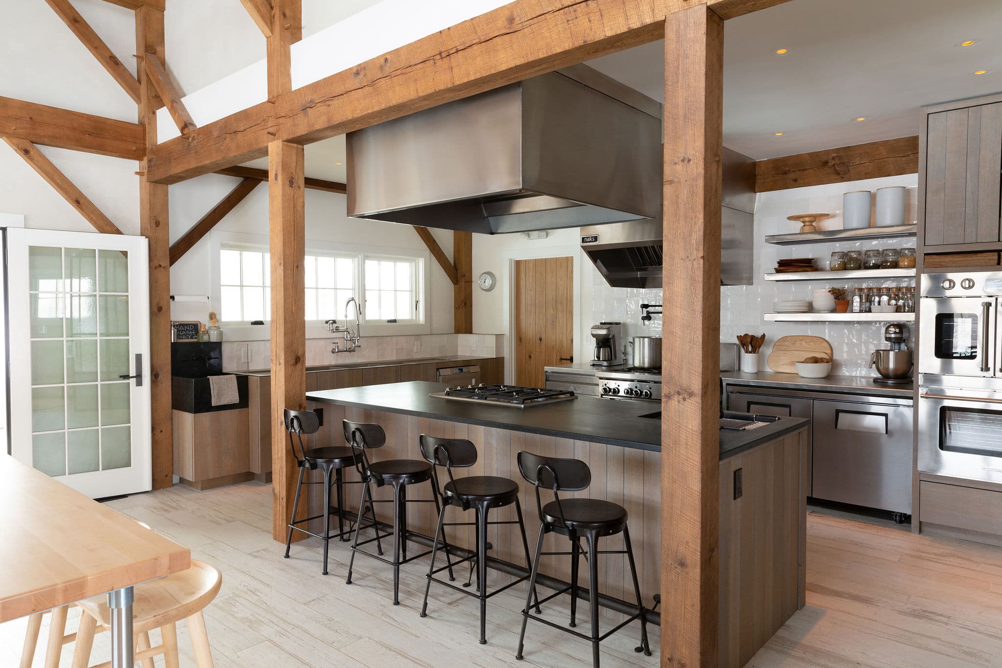 The farm kitchen at Husky Meadows Farm